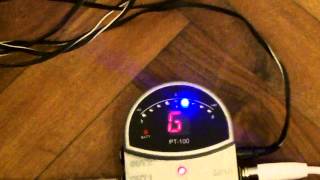 Video thumbnail for Afinador fender PT 100 by Stevie Ray Vaughan