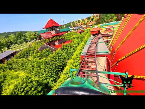 DRACHEN HÖHLE (BLACK HOLE) Onride POV at Freizet-Land Geiselwind 2025! 🇩🇪