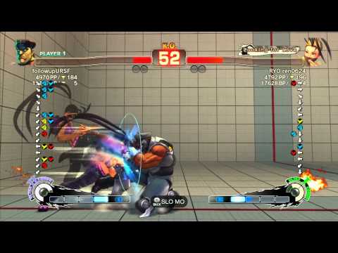 followupURSF (Dictator) vs RYO ren0624 (Ibuki) - SSF4 Arcade Edition Xbox Live Ranked Match