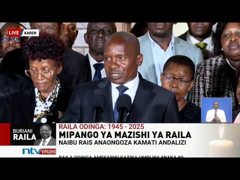 Naibu rais Kithure Kindiki atoa taarifa kuhusu mataayarisho ya mazishi ya Raila Odinga