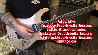 RATT - TOP SECRET - CVT Guitar Lesson by Mike Gross