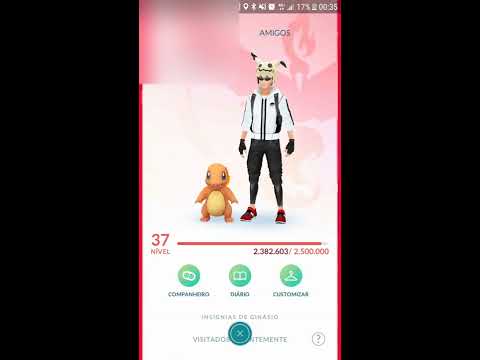 Conta level 37 Team Valor – Com vários pokémons lendários