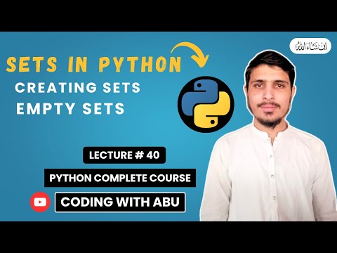 Sets In Python Creating Sets Empty Sets Lecture 40 Python Simplified Complete Course
