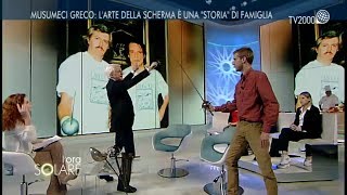 Renzo Musumeci Greco e suo figlio Enzo, ex campione mondiale di scherma