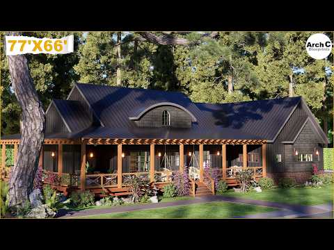 The ULTIMATE 3-Bedroom Modern Farmhouse with FINISHED WALKOUT BASEMENT Full Tour #cottagehouse