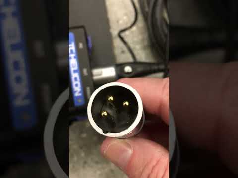 TC Helicon H1 Pedal Mic Lead setup Part 2
