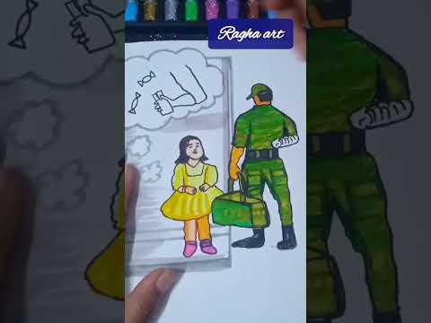kargil vijay diwas drawing /easy drawing#draw #shortfeed #kargilvijaydiwas #kargilvijaydivas #art