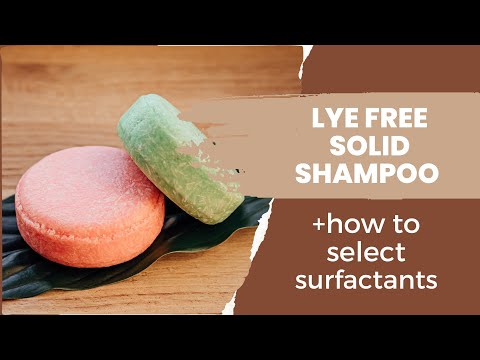 Solid Shampoo Recipe WITHOUT LYE!