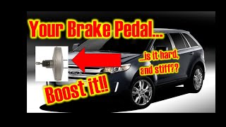 Brake Booster Replacement | 2010 ford Edge