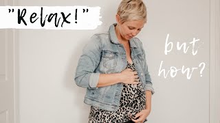 One really simple practice for dealing with anxiety in pregnancy // first trimester anxiety