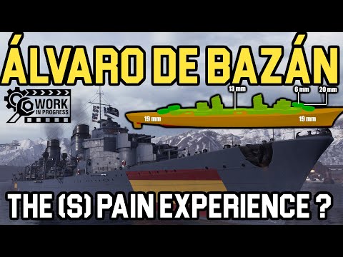 Spanish Tier X Freemium Destroyer Álvaro de Bazán