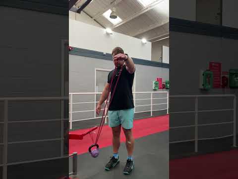 Banded stability floating shoulder sweeps