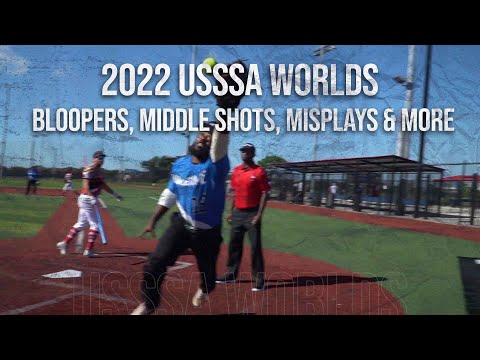 Bloopers, Middle Shots, Mishits, Strikeouts, and Odd Plays - 2022 USSSA Major World Series