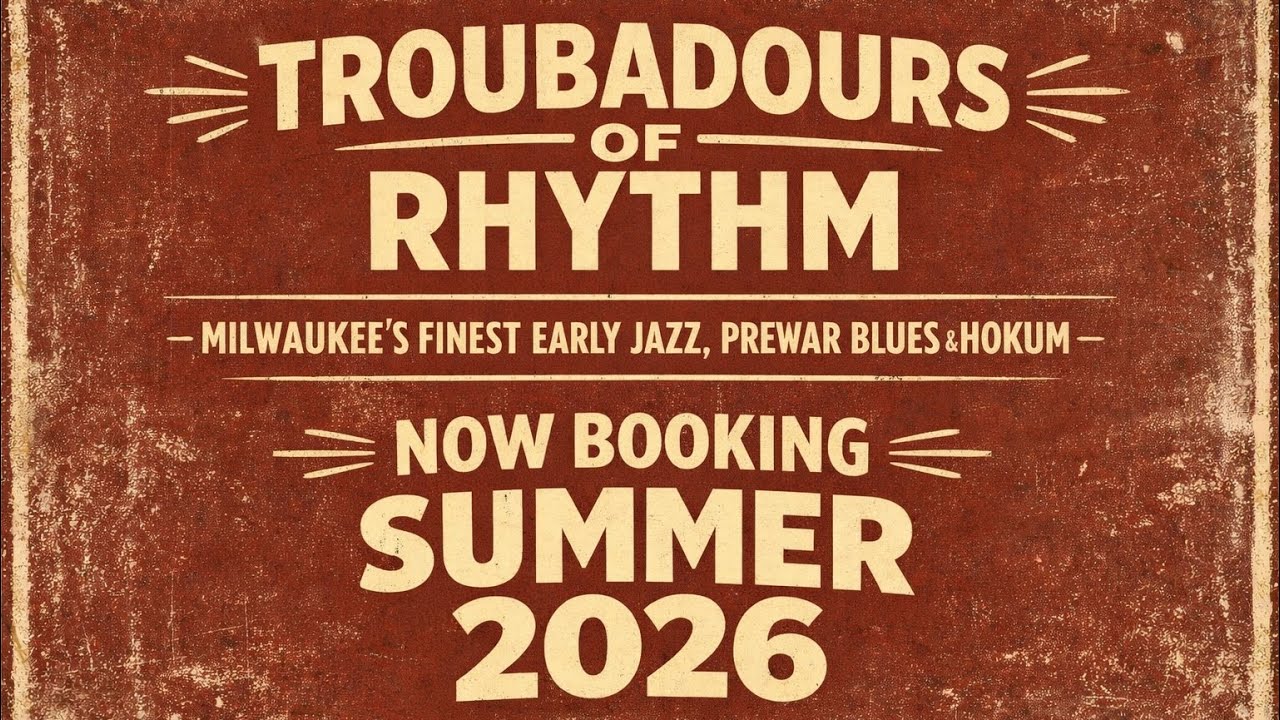 Promotional video thumbnail 3 for Troubadours of Rhythm