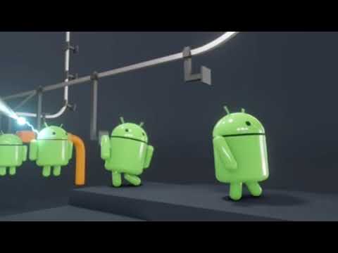 Android Logo Factory Animation