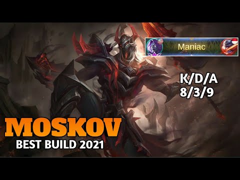 MANIAC!!! | MOSKOV Best Build 2021 Auto Maniac #mobilelegends#mlbbcreatorcamp#fixed_602my