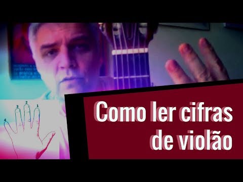 Como ler cifras de violão