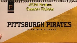 Opening My 2019 Pirates Season Tickets