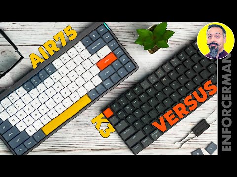 KEYCHRON K3 VS NUPHY AIR75 - BEST LOW PROFILE MECHANICAL KEYBOARDS