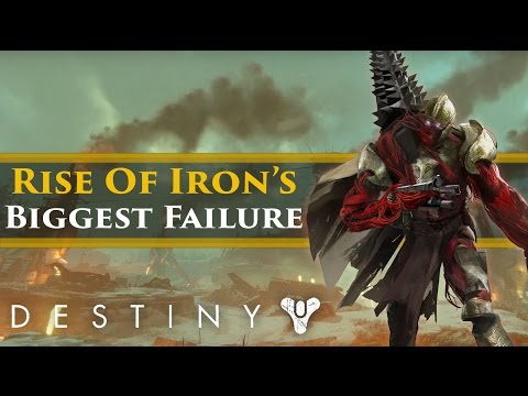 Destiny - Rise of Iron's Biggest Failure (And no it's not Skill Based Matchmaking)
