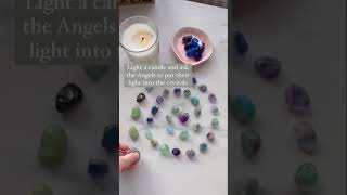 A crystal grid for healing