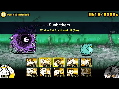 Revenge of the Unholy - Beating the Zyclone - Unlock Cheerleader Cat True form - The Battle Cats