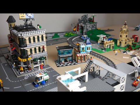 Legostadt #8 - ein bisschen weiter Bahnhof und Vorstellung der nächsten Häuser