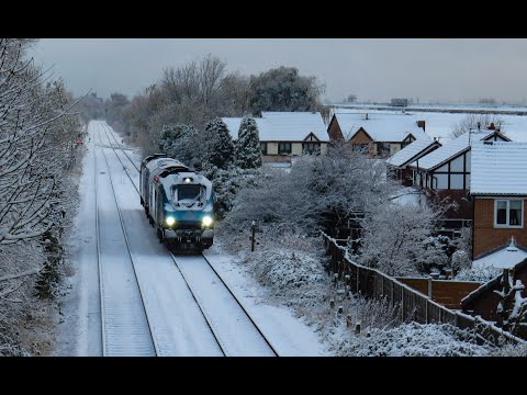 DRS Class 68 No's. 68027 & 68020 on 0Z65 Longsight Car M.D - York on 28.11.21 - HD