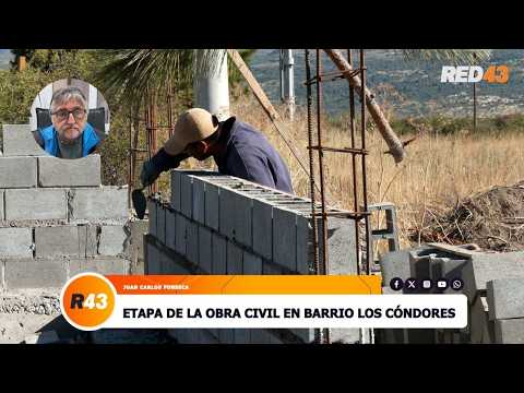 ETAPA DE LA OBRA CIVIL EN BARRIO LOS CÓNDORES