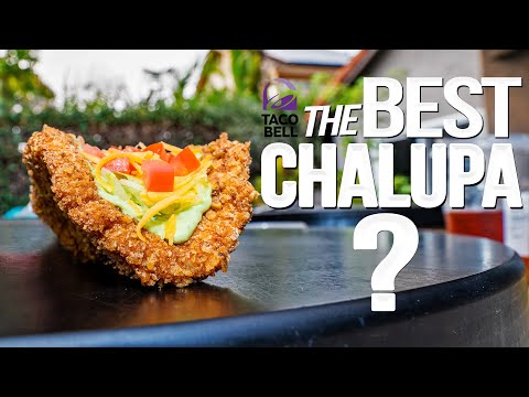 TACO BELL'S NAKED CHICKEN CHALUPA....BUT HOMEMADE & WAY BETTER! | SAM THE COOKING GUY 4K