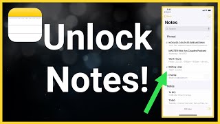 How To Unlock Notes On iPhone (Forgot Password)