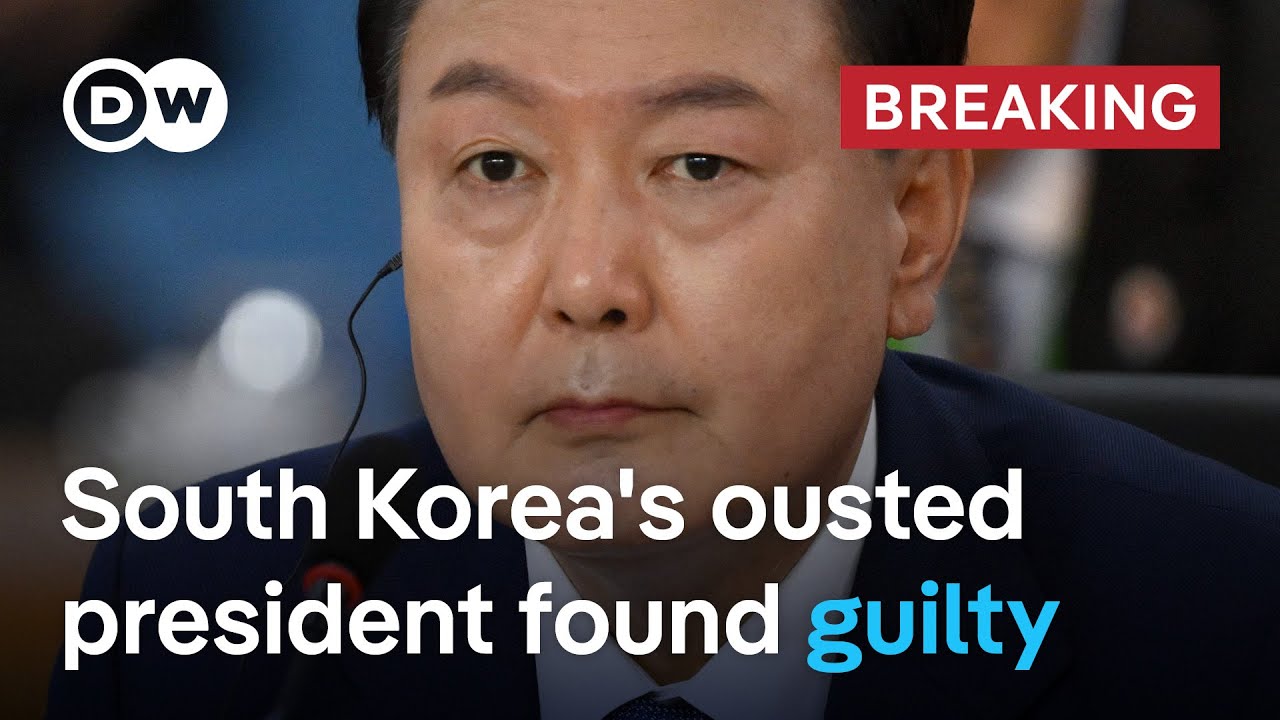 South Korea's ousted President Yoon sentenced to prison over martial law bid | DW News