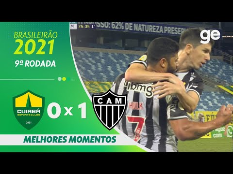 Gols e lances de Cuiabá x Atlético Mineiro