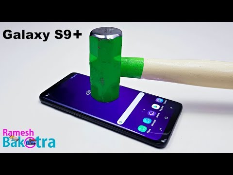Samsung Galaxy S9 Plus Screen Scratch Test Gorilla Glass 5