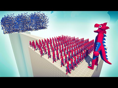 T-REX SPIDERMAN + GIANT vs EVERY GOD - Totally Accurate Battle Simulator TABS