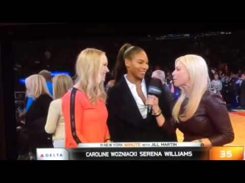 Serena Williams Wozniacki at MSG