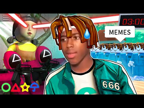 ROBLOX Squid Game Funny Moments (MEMES)