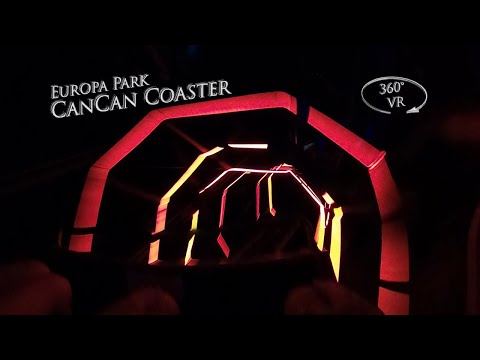 Europa Park EuroSat CanCan Coaster 360° VR POV Onride