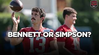 RAMS QB2 BATTLE HEATS UP | Stetson Bennett or Ty Simpson - Who Deserves the Job ⁉️ - Mason & Ireland