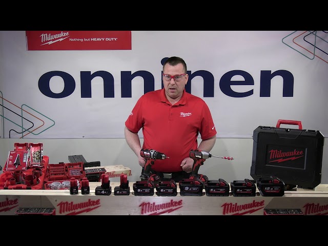 milwaukee Akutööriistade komplekt m18 bpp2d-402c