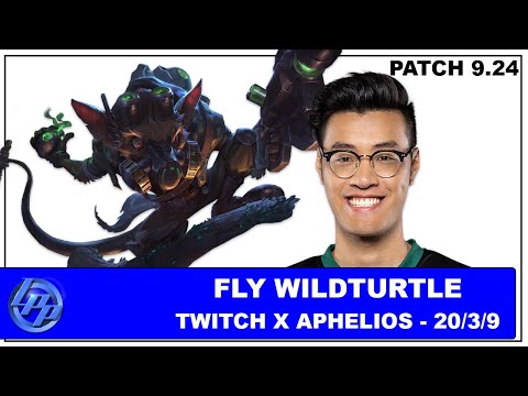 FlyQuest WildTurtle - Twitch vs Aphelios - Patch 9.24
