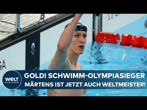 SCHWIMMEN: Gold-Coup von Lukas Märtens in Singapur - Olympiasieger ist jetzt auch Weltmeister