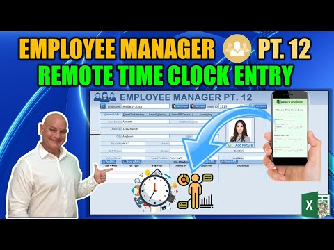 Create Horizontal AND Vertical Tabs in this Excel Employee Manager Part 1