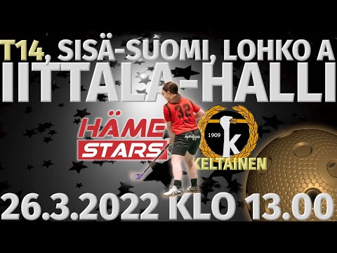 T14 Sisä-Suomi, lohko A. Häme Stars - KalvKe keltainen. Iittala-halli, 26.3.2022