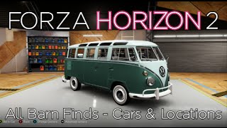 Forza Horizon 2 - All Barn Finds - Cars & Locations - Storage Hunter Achievement Guide