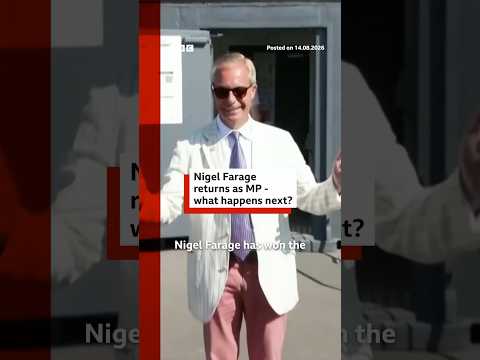 Nigel Farage returns as MP - what happens next? #Clacton #BBCNews