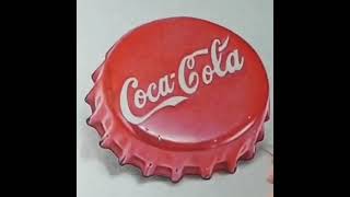 Draw real 3d coca cola bottle caps #Shorts