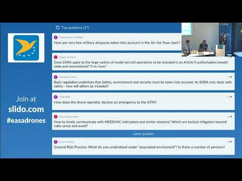 Questions: ‘specific’ category and SORA  - UAS Workshop 2018