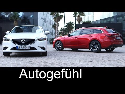 2016/2015 Mazda6 Facelift preview sedan & wagon/estate Mazda6 Kombi und Limousine - Autogefühl