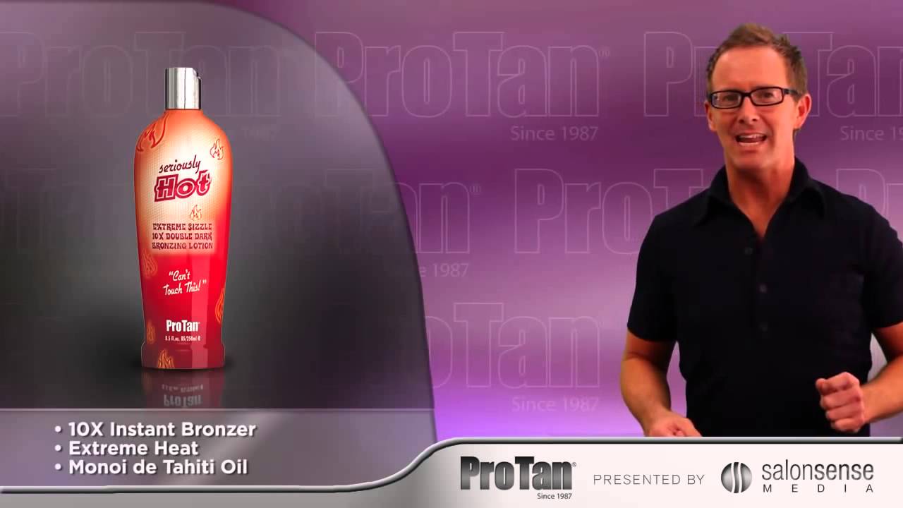 Pro Tan Seriously Hot Podwójny bronzer do opalania z efektem tingle